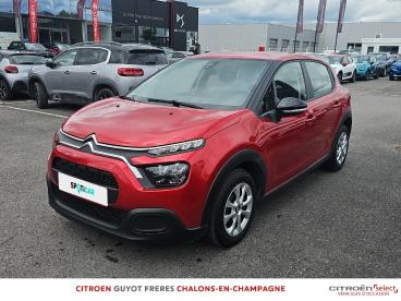 SPOTICAR Citroën C3 1.2 Puretech 83ch S&s Feel 122-123g Occasion - Citadine Essence Rouge Elixir (s) - Saint Memmie - 1204029439_1