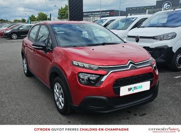 SPOTICAR Citroën C3 1.2 Puretech 83ch S&s Feel 122-123g Occasion - Citadine Essence Rouge Elixir (s) - Saint Memmie - 1204029439_3