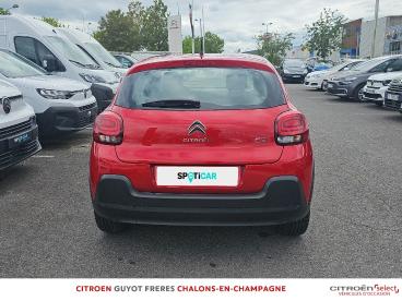 SPOTICAR Citroën C3 1.2 Puretech 83ch S&s Feel 122-123g Occasion - Citadine Essence Rouge Elixir (s) - Saint Memmie - 1204029439_5