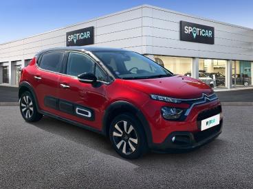SPOTICAR Citroën C3 1.2 Puretech 110ch S&s Shine Eat6 Occasion - Citadine Essence Rouge Elixir (s) - Noir Onyx - Saint Leonard - 1204032840_3