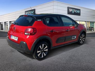 SPOTICAR Citroën C3 1.2 Puretech 110ch S&s Shine Eat6 Occasion - Citadine Essence Rouge Elixir (s) - Noir Onyx - Saint Leonard - 1204032840_4