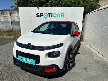 SPOTICAR Citroën C3 Puretech 110ch Shine S&s Occasion - Citadine Essence Blanc Banquise - Gonesse - 1204032907_1