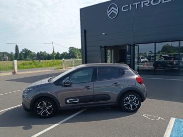 SPOTICAR Citroën C3 Puretech 110 S&s Bvm6 Shine Occasion - Citadine Essence Gris Foncé - La Fleche - 1204034982_2