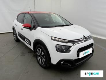 SPOTICAR Citroën C3 1.2 Puretech 83ch S&s Shine Occasion - Citadine Essence Blanc Banquise (o) - Chambery - 1204036039_3