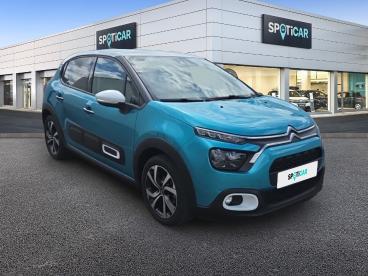 SPOTICAR Citroën C3 Puretech 83 S&s Bvm5 Shine Pack Occasion - Citadine Essence Spring Blue (metallise) - Joigny - 1204036337_3
