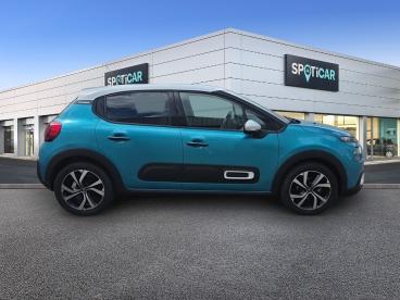 SPOTICAR Citroën C3 Puretech 83 S&s Bvm5 Shine Pack Occasion - Citadine Essence Spring Blue (metallise) - Joigny - 1204036337_4
