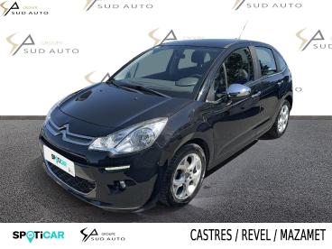 SPOTICAR Citroën C3 Puretech 82 Collection Occasion - Citadine Essence Noir - Castres - 1204036915_1