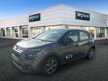 SPOTICAR Citroën C3 Bluehdi 100 S&s Bvm Feel Pack Occasion - Citadine Diesel Gris Foncé - Vannes - 1204038237_1
