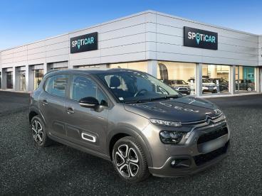 SPOTICAR Citroën C3 Bluehdi 100 S&s Bvm Feel Pack Occasion - Citadine Diesel Gris Foncé - Vannes - 1204038237_3