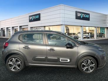 SPOTICAR Citroën C3 Bluehdi 100 S&s Bvm Feel Pack Occasion - Citadine Diesel Gris Foncé - Vannes - 1204038237_4