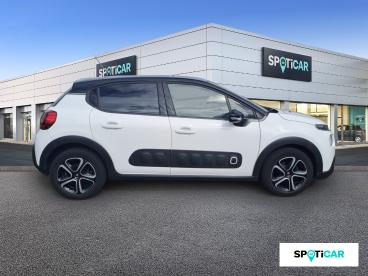 SPOTICAR Citroën C3 Puretech 110ch Shine S&s Eat6 E6.d 6cv Occasion - Citadine Essence Gris Acier - Noir Onyx - Le Chateau-dolonne - 1204038838_4
