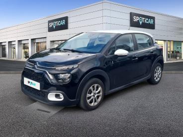 SPOTICAR Citroën C3 1.2 Puretech 83ch S&s You! Occasion - Citadine Essence Noir Perla Nera (n) - Blanc Opale - Valenciennes - 1204040390_1