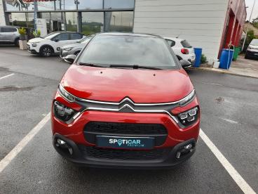 SPOTICAR Citroën C3 Puretech 83 S&s Bvm Shine Occasion - Citadine Essence Rouge - Villeparisis - 1204043245_1