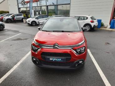 SPOTICAR Citroën C3 Puretech 83 S&s Bvm Shine Occasion - Citadine Essence Rouge - Villeparisis - 1204043245_2