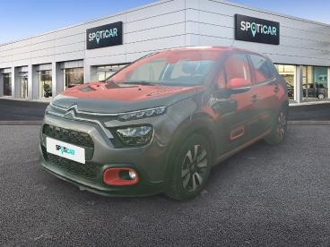 SPOTICAR Citroën C3 Puretech 110 S&s Eat6 Shine Occasion - Citadine Essence Gris - Grandparigny - 1204045424_1