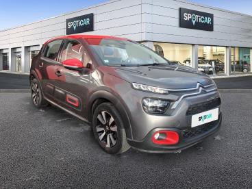 SPOTICAR Citroën C3 Puretech 110 S&s Eat6 Shine Occasion - Citadine Essence Gris - Grandparigny - 1204045424_3