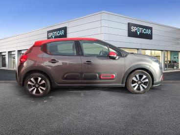 SPOTICAR Citroën C3 Puretech 110 S&s Eat6 Shine Occasion - Citadine Essence Gris - Grandparigny - 1204045424_4