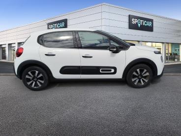 SPOTICAR Citroën C3 Puretech 83 S&s Bvm5 Shine Occasion - Citadine Essence Blanc - Grandparigny - 1204047516_4