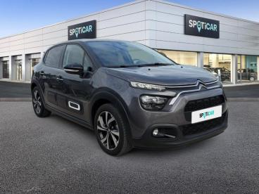 SPOTICAR Citroën C3 1.2 Puretech 110ch S&s Max Boite Automatique Occasion - Citadine Essence Gris Platinium (m) - Noir Perla Nera - Aix En Provence - 1204053729_3