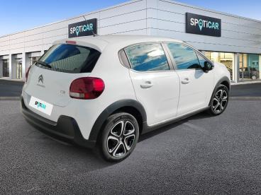 SPOTICAR Citroën C3 Puretech 83ch, Boite Manuelle, Plus Occasion - Citadine Essence Blanc Banquise - Montpellier - 1204058238_2