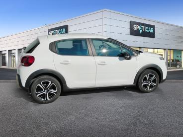SPOTICAR Citroën C3 Puretech 83ch, Boite Manuelle, Plus Occasion - Citadine Essence Blanc Banquise - Montpellier - 1204058238_3
