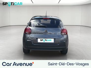 SPOTICAR Citroën C3 Puretech 83 S&s Bvm5 Feel Pack Occasion - Citadine Essence Gris Platinium (m) - Saint Die Des Vosges - 1204059137_4