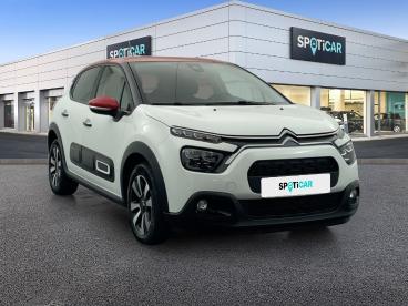 SPOTICAR Citroën C3 Puretech 110 S&s Eat6 Shine Occasion - Citadine Essence Blanc - Ennetieres-en-weppes - 1204059195_1