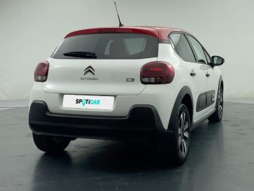 SPOTICAR Citroën C3 Puretech 110 S&s Eat6 Shine Occasion - Citadine Essence Blanc - Ennetieres-en-weppes - 1204059195_5