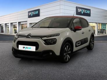 SPOTICAR Citroën C3 Puretech 110 S&s Eat6 Shine Occasion - Citadine Essence Blanc - Lomme - 1204061206_1