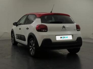 SPOTICAR Citroën C3 Puretech 110 S&s Eat6 Shine Occasion - Citadine Essence Blanc - Lomme - 1204061206_3