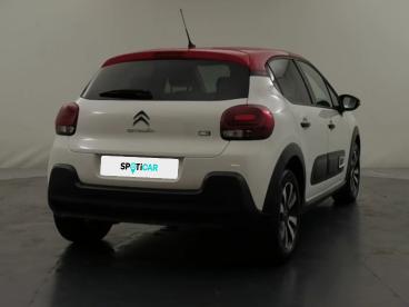 SPOTICAR Citroën C3 Puretech 110 S&s Eat6 Shine Occasion - Citadine Essence Blanc - Lomme - 1204061206_5