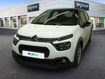 SPOTICAR Citroën C3 Bluehdi 100 Bvm6 You Occasion - Citadine Diesel Blanc - Lormont - 1204062992_1