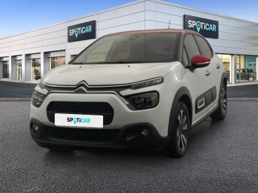 SPOTICAR Citroën C3 Puretech 110 S&s Eat6 Shine Occasion - Citadine Essence Blanc - Lomme - 1204076966_1