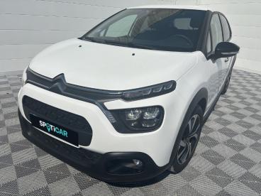 SPOTICAR Citroën C3 Puretech 110 S&s Eat6 Shine Pack Occasion - Citadine Essence Blanc - Meyzieu - 1204081407_1