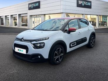 SPOTICAR Citroën C3 Puretech 83 S&s Bvm5 Feel Pack Occasion - Citadine Essence Blanc - Saint Maximin - 1204086757_1