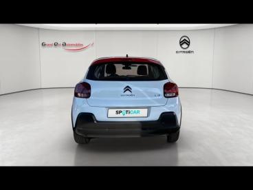 SPOTICAR Citroën C3 1.2 Puretech 83ch S&s Feel Nav Occasion - Utilitaire Essence Blanc Banquise - Rouge Aden - Geispolsheim - 1204090660_3