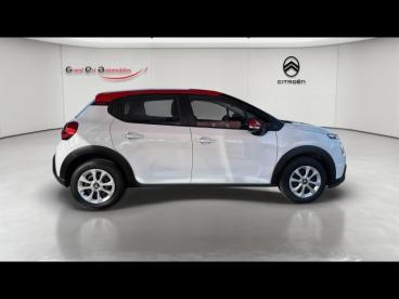 SPOTICAR Citroën C3 1.2 Puretech 83ch S&s Feel Nav Occasion - Utilitaire Essence Blanc Banquise - Rouge Aden - Geispolsheim - 1204090660_5