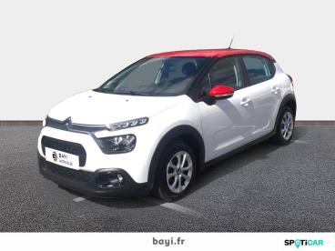 SPOTICAR Citroën C3 Bluehdi 100 Bvm6 You Occasion - Citadine Diesel Blanc - Evreux - 1204092059_1