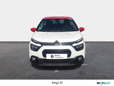 SPOTICAR Citroën C3 Bluehdi 100 Bvm6 You Occasion - Citadine Diesel Blanc - Evreux - 1204092059_2