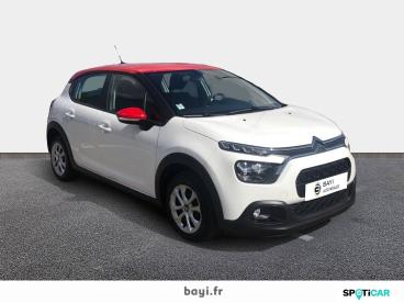 SPOTICAR Citroën C3 Bluehdi 100 Bvm6 You Occasion - Citadine Diesel Blanc - Evreux - 1204092059_3