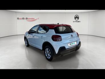 SPOTICAR Citroën C3 1.2 Puretech 82ch S&s Feel Nav E6.d Occasion - Utilitaire Essence Blanc Banquise - Rouge Aden - Hoenheim - 1204096108_2