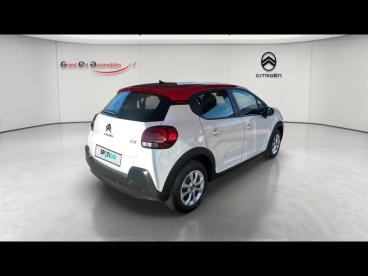 SPOTICAR Citroën C3 1.2 Puretech 82ch S&s Feel Nav E6.d Occasion - Utilitaire Essence Blanc Banquise - Rouge Aden - Hoenheim - 1204096108_4