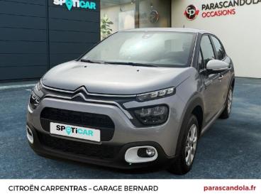 SPOTICAR Citroën C3 1.2 Puretech 83ch S&s You! Occasion - Citadine Essence Gris Acier (m) - Blanc Opale - Carpentras - 1204098747_1
