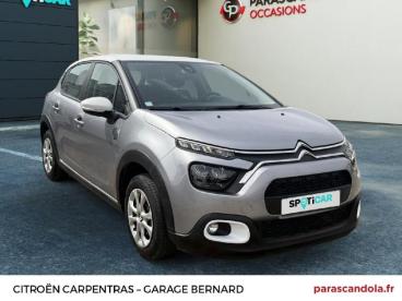 SPOTICAR Citroën C3 1.2 Puretech 83ch S&s You! Occasion - Citadine Essence Gris Acier (m) - Blanc Opale - Carpentras - 1204098747_3