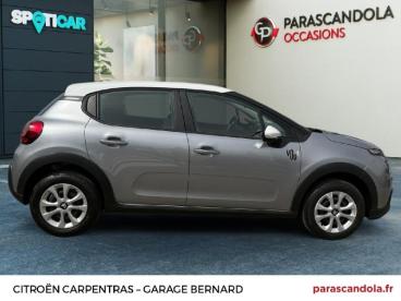 SPOTICAR Citroën C3 1.2 Puretech 83ch S&s You! Occasion - Citadine Essence Gris Acier (m) - Blanc Opale - Carpentras - 1204098747_4