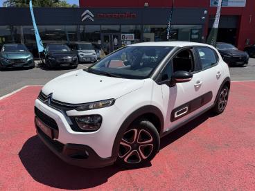 SPOTICAR Citroën C3 Bluehdi 100ch S&s Bvm6 Feel Nav Occasion - Citadine Diesel Blanc - Ambert - 1204099993_1