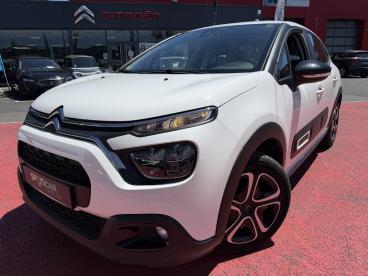 SPOTICAR Citroën C3 Bluehdi 100ch S&s Bvm6 Feel Nav Occasion - Citadine Diesel Blanc - Ambert - 1204099993_2