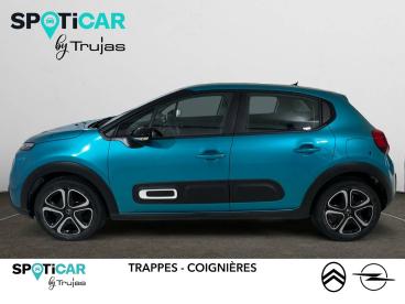 SPOTICAR Citroën C3 Puretech 83 S&s Bvm5 Feel Pack Occasion - Citadine Essence Bleu - Plaisir - 1204102877_2