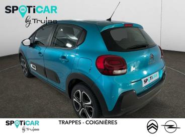 SPOTICAR Citroën C3 Puretech 83 S&s Bvm5 Feel Pack Occasion - Citadine Essence Bleu - Plaisir - 1204102877_3