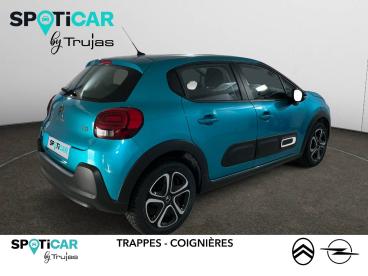 SPOTICAR Citroën C3 Puretech 83 S&s Bvm5 Feel Pack Occasion - Citadine Essence Bleu - Plaisir - 1204102877_5
